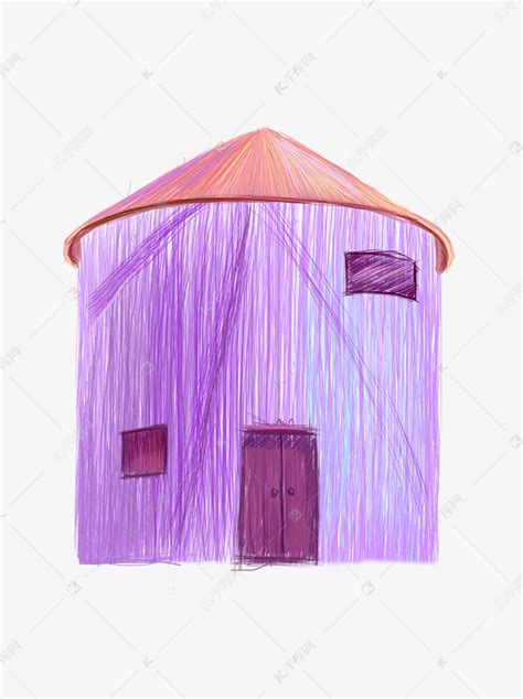 稜角 意思 紫色房子